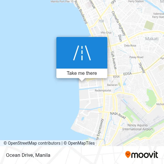 Ocean Drive map