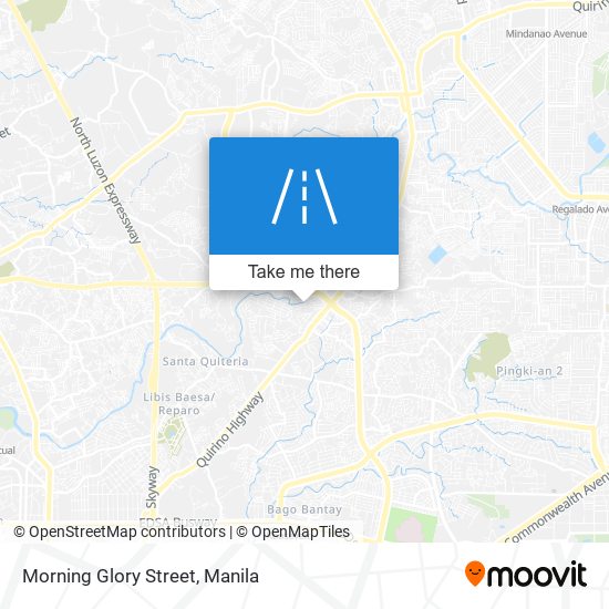 Morning Glory Street map