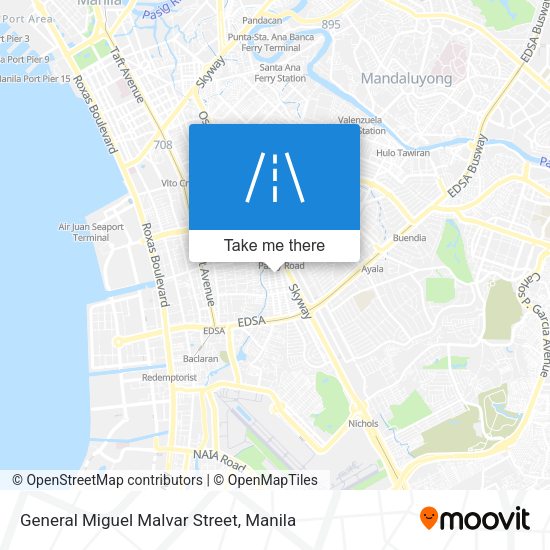 General Miguel Malvar Street map