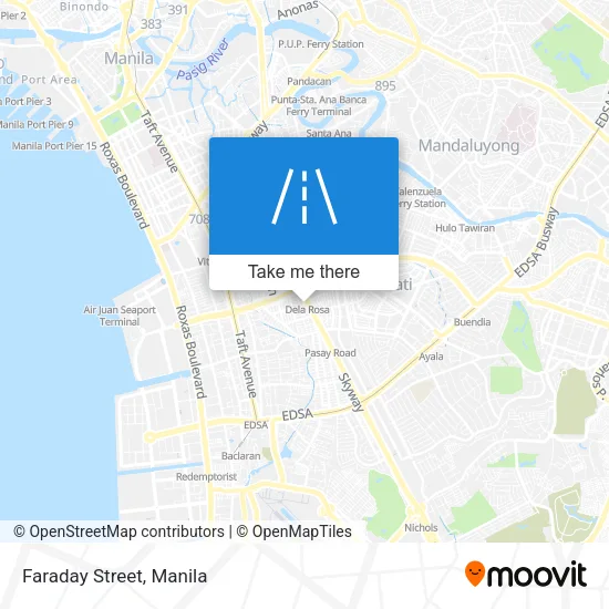 Faraday Street map
