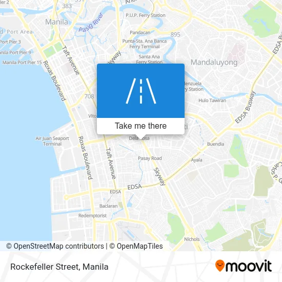 Rockefeller Street map