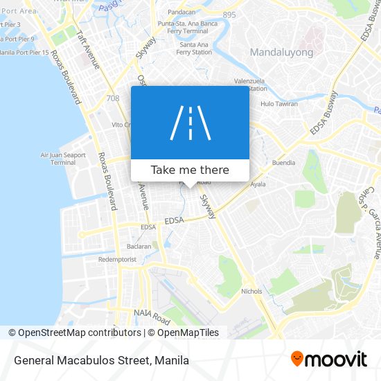 General Macabulos Street map
