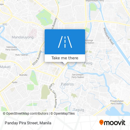 Panday Pira Street map