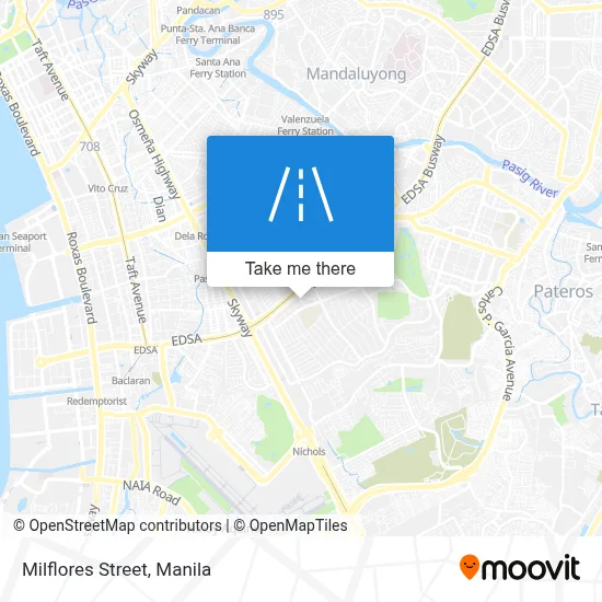 Milflores Street map