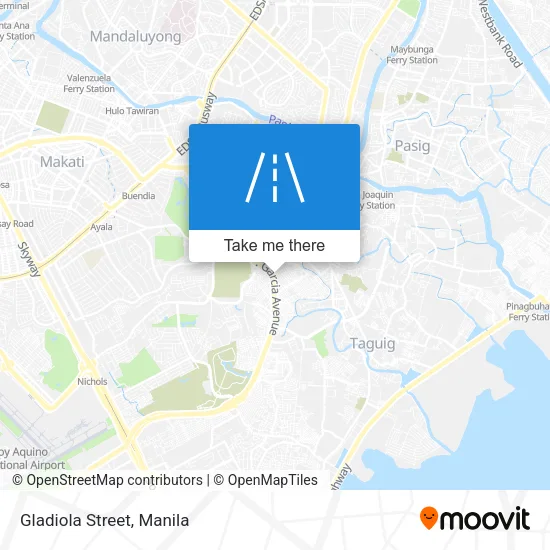Gladiola Street map