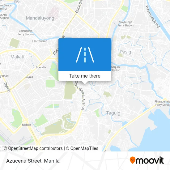 Azucena Street map