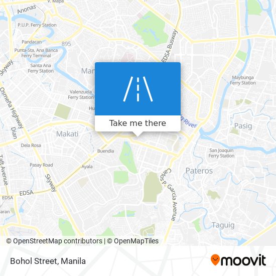 Bohol Street map