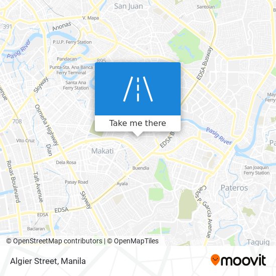 Algier Street map