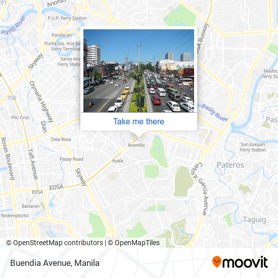 Buendia Avenue map