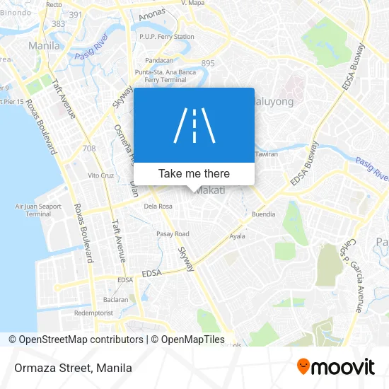 Ormaza Street map