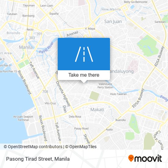 Pasong Tirad  Street map