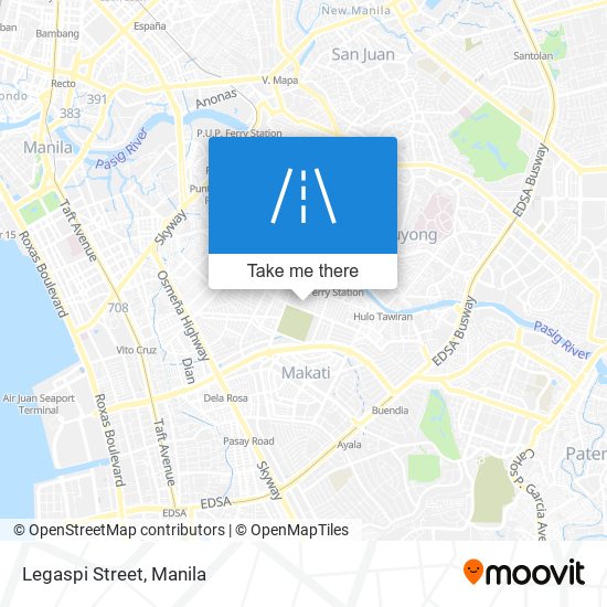 Legaspi Street map