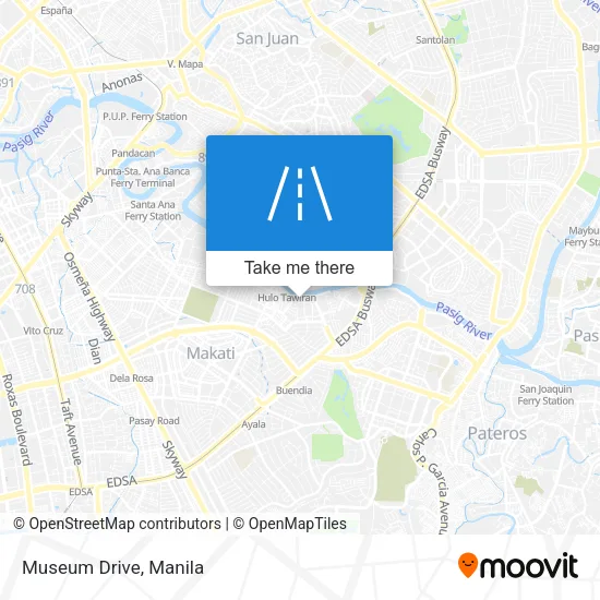 Museum Drive map