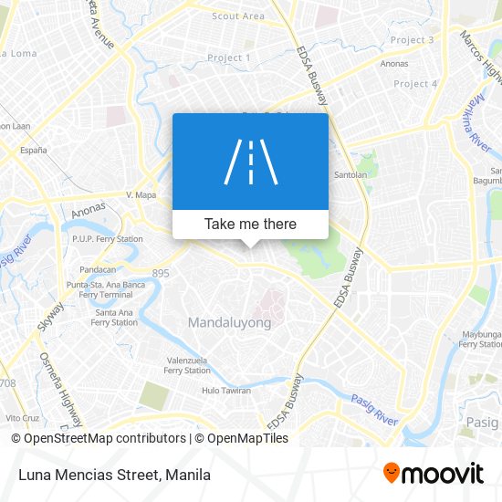 Luna Mencias Street map