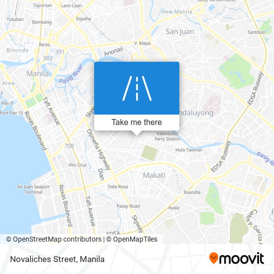 Novaliches Street map