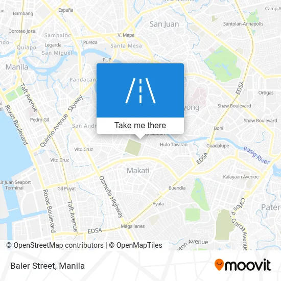 Baler Street map