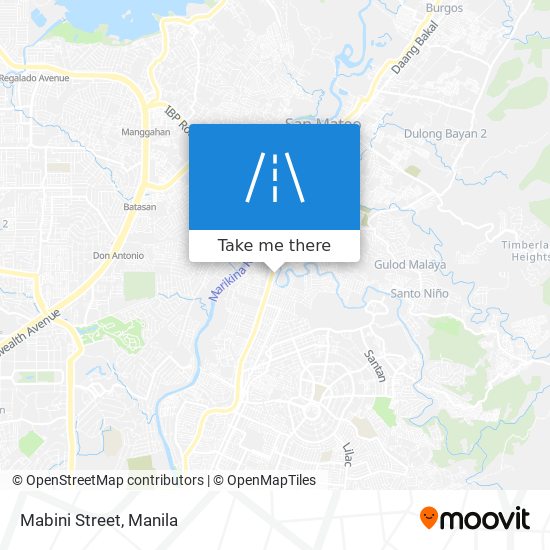 Mabini Street map