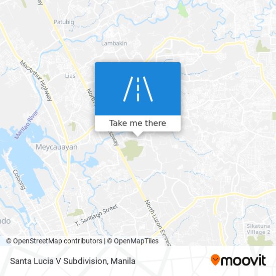 Santa Lucia V Subdivision map