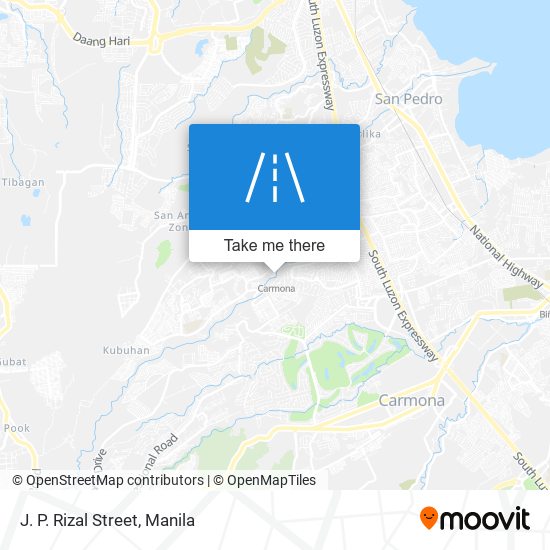 J. P. Rizal Street map