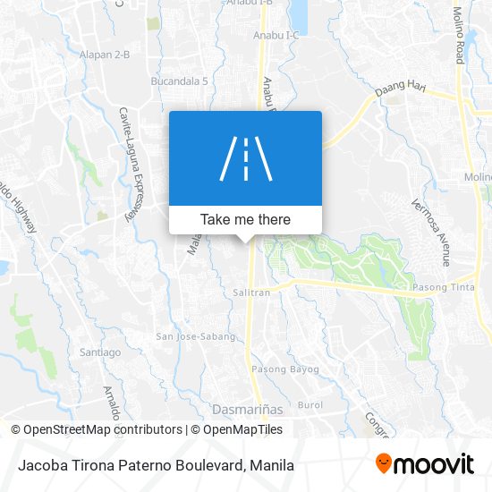 Jacoba Tirona Paterno Boulevard map