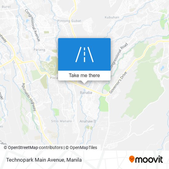 Technopark Main Avenue map