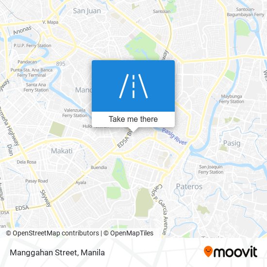 Manggahan Street map