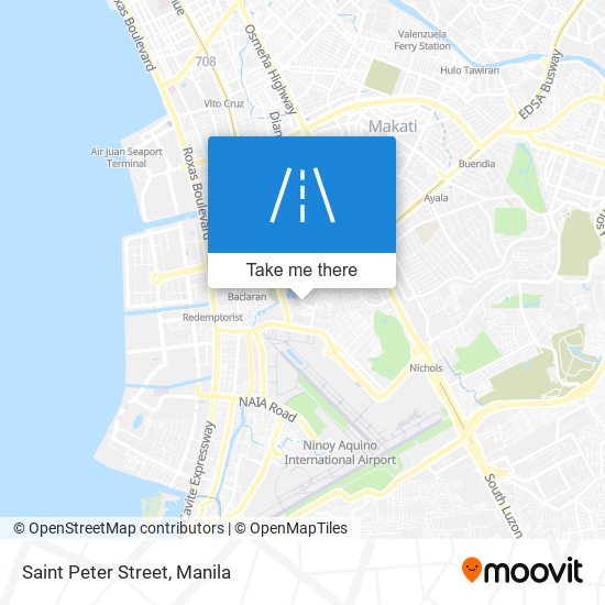 Saint Peter Street map