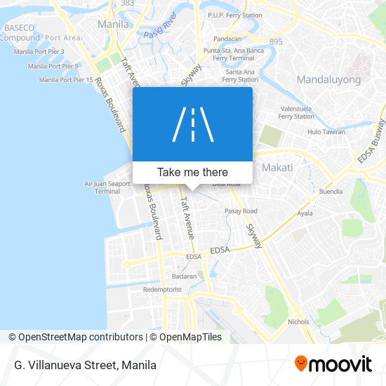 G. Villanueva Street map