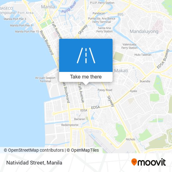 Natividad Street map