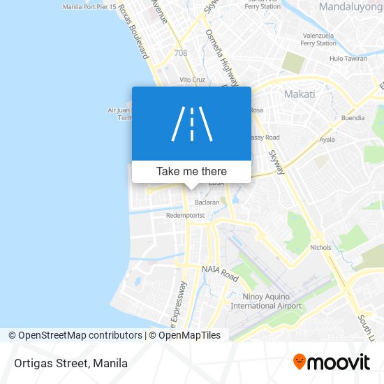 Ortigas Street map