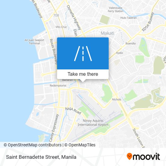 Saint Bernadette Street map