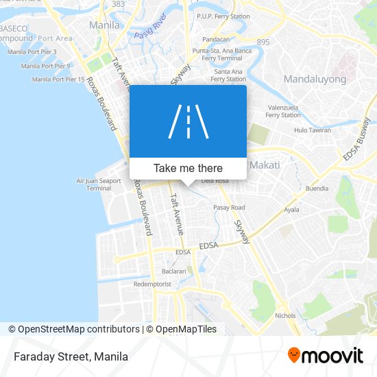 Faraday Street map