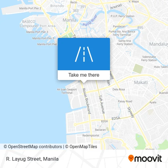 R. Layug Street map