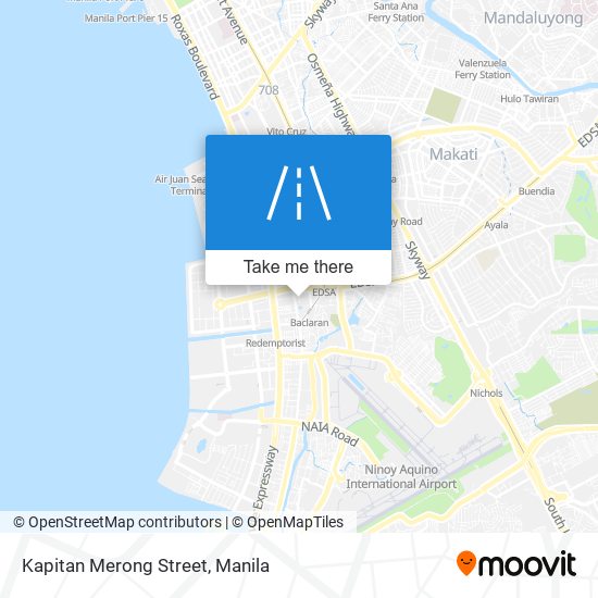 Kapitan Merong Street map