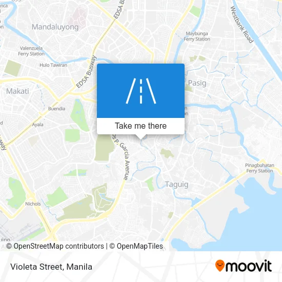 Violeta Street map