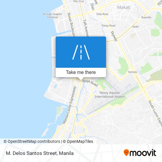 M. Delos Santos Street map