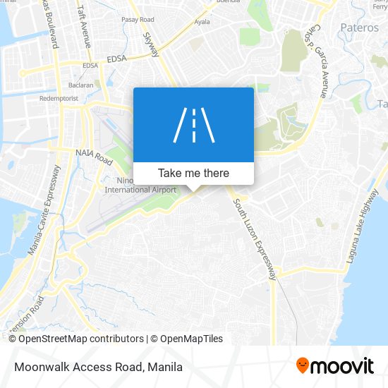 Moonwalk Access Road map