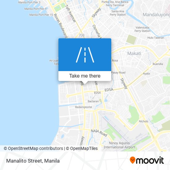 Manalito Street map