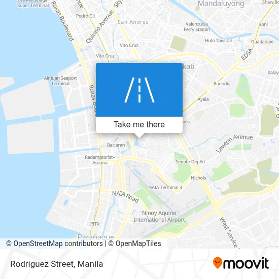 Rodriguez Street map