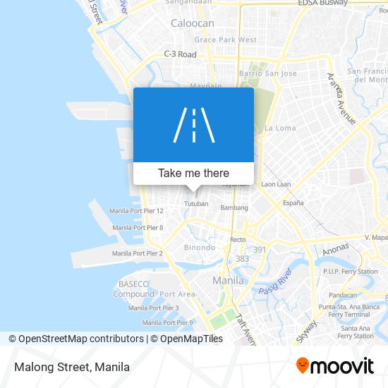 Malong Street map