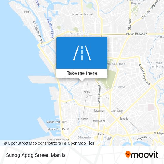 Sunog Apog Street map
