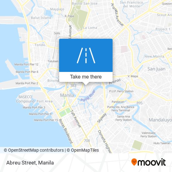 Abreu Street map