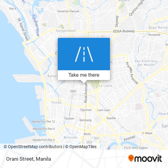 Orani Street map