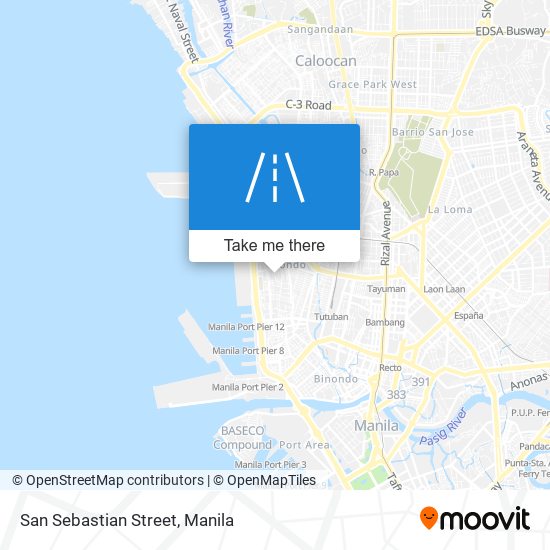 San Sebastian Street map