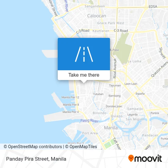 Panday Pira Street map