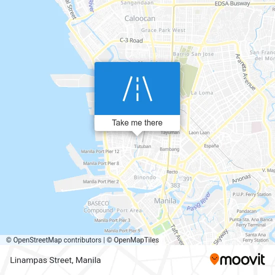 Linampas Street map