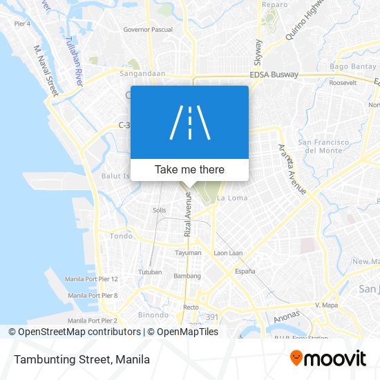 Tambunting Street map