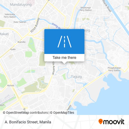 A. Bonifacio Street map