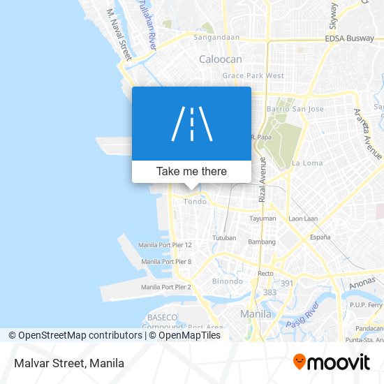 Malvar Street map