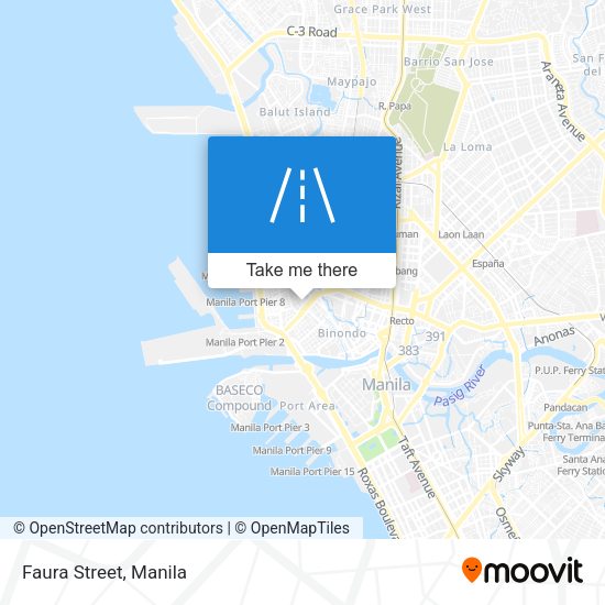 Faura Street map